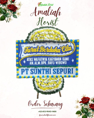 Papan Bunga Duka di Kelayan Selatan