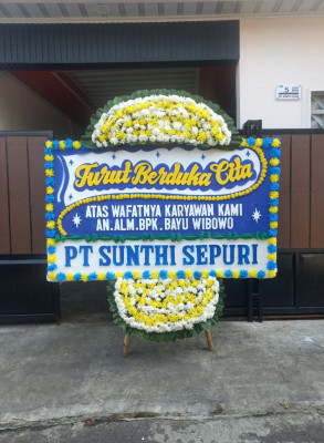 Papan Bunga Duka di Kelayan Selatan