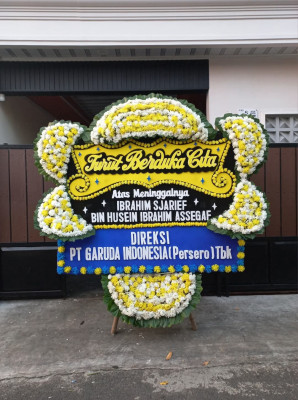 Papan Bunga Duka di Kelayan Selatan