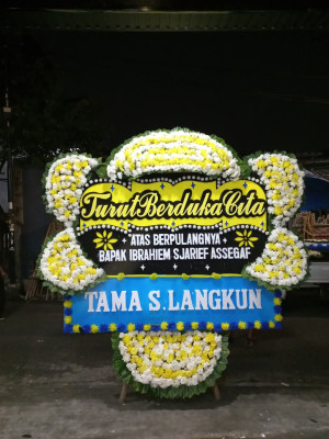 Papan Bunga Duka di Kelayan Selatan