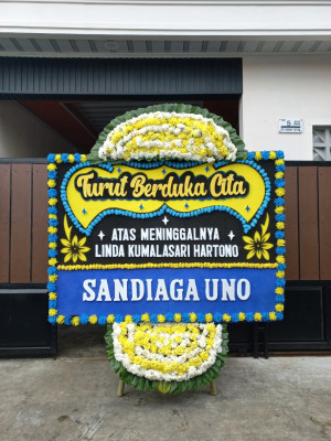Papan Bunga Duka di Kelayan Selatan